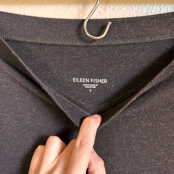 Eileen Fisher viscous asymmetrical skirt - Picture 4 of 4